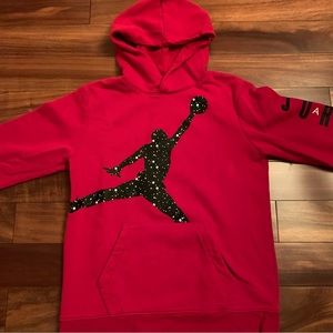 Nike Jordan’s Boys Red Signature Hoodie